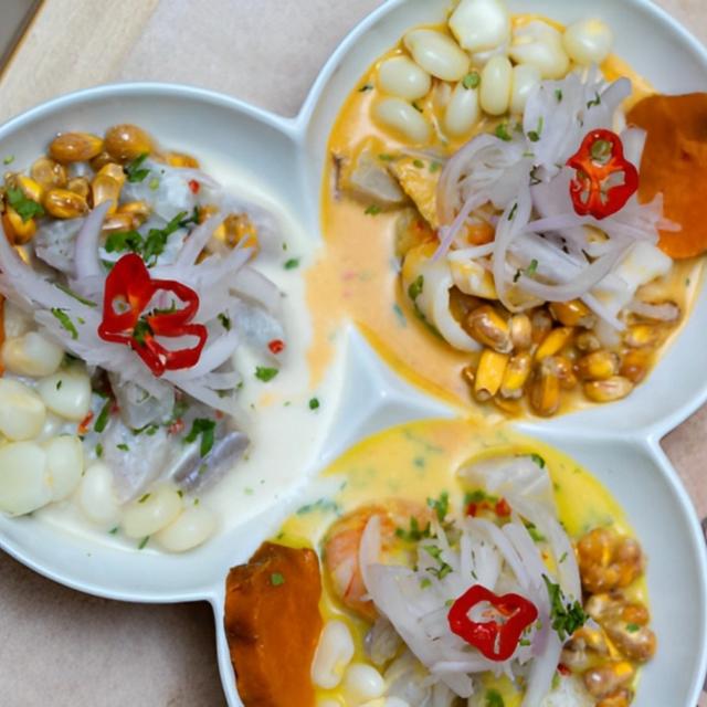Variedades de ceviche de "La Punta Callao". Variedades de ceviche de "La Punta Callao".