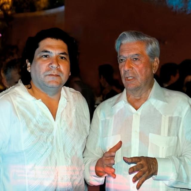 Gastón Acurio y Mario Vargas Llosa.   