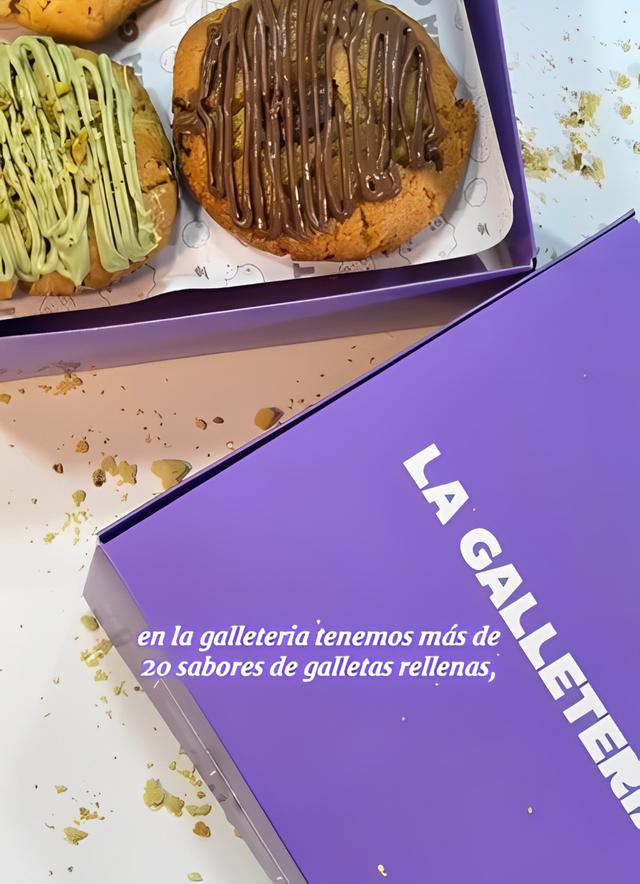 La Galleteria ofrece galletas inspiradas en las Crumbl Cookies.   