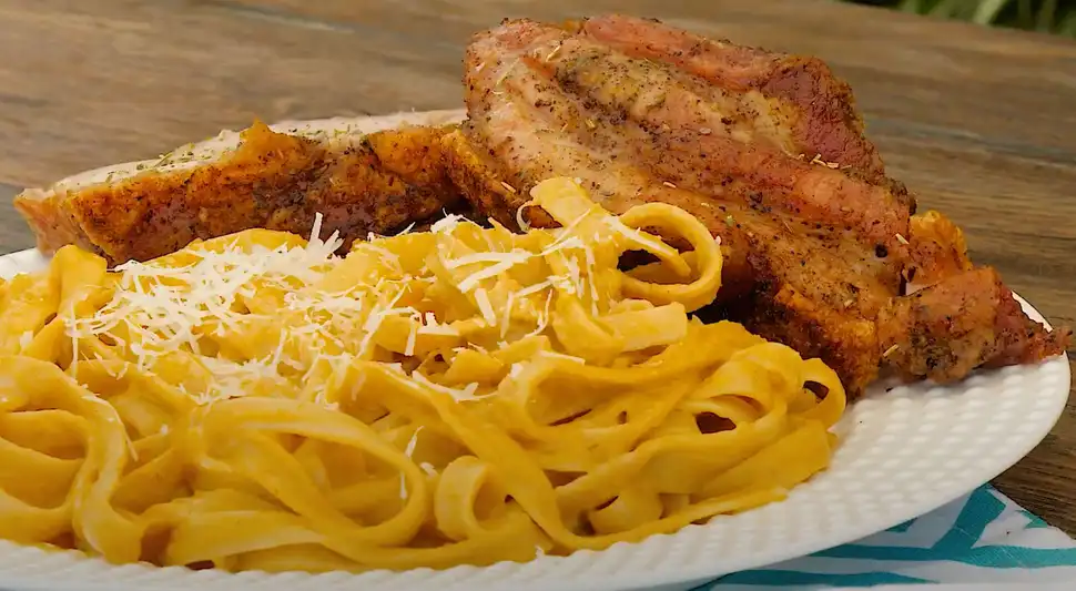 Chancho al cilindro con huancaína