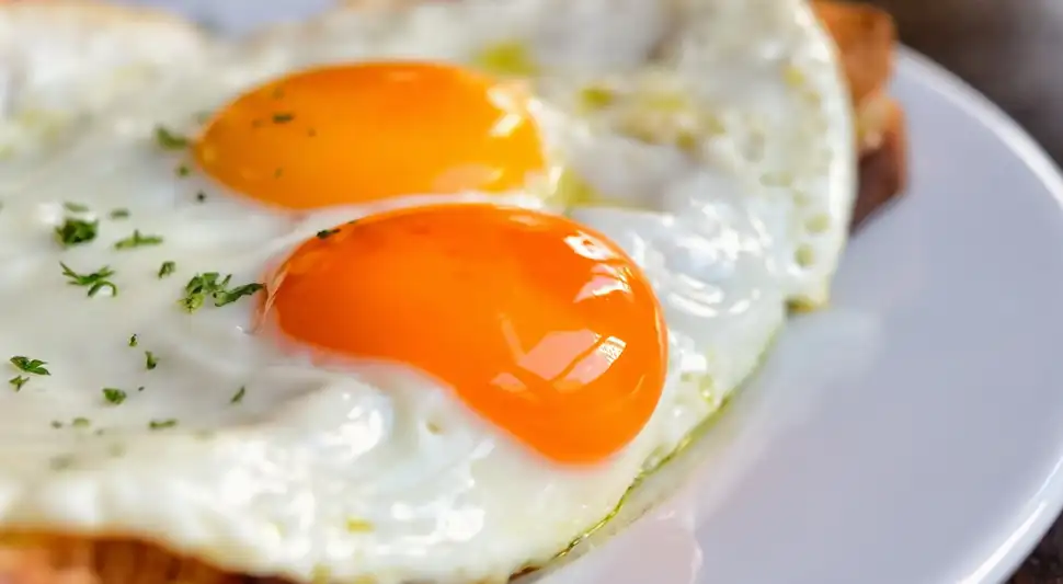 Huevo frito doble