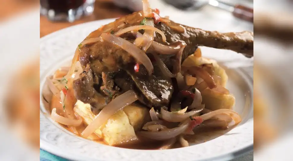 Ceviche de pato a la norteña