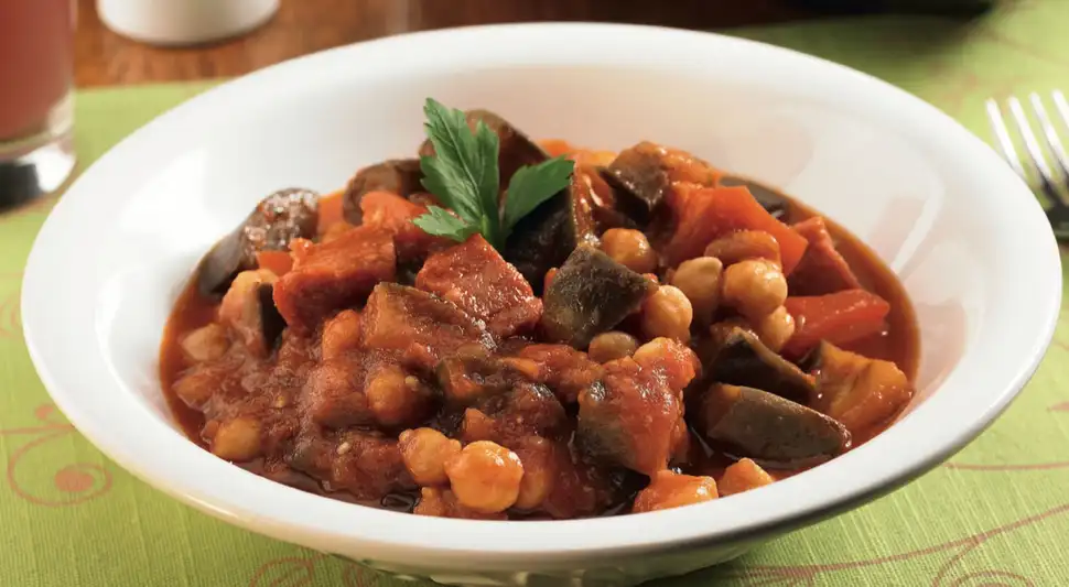 Garbanzos a la vizcaína