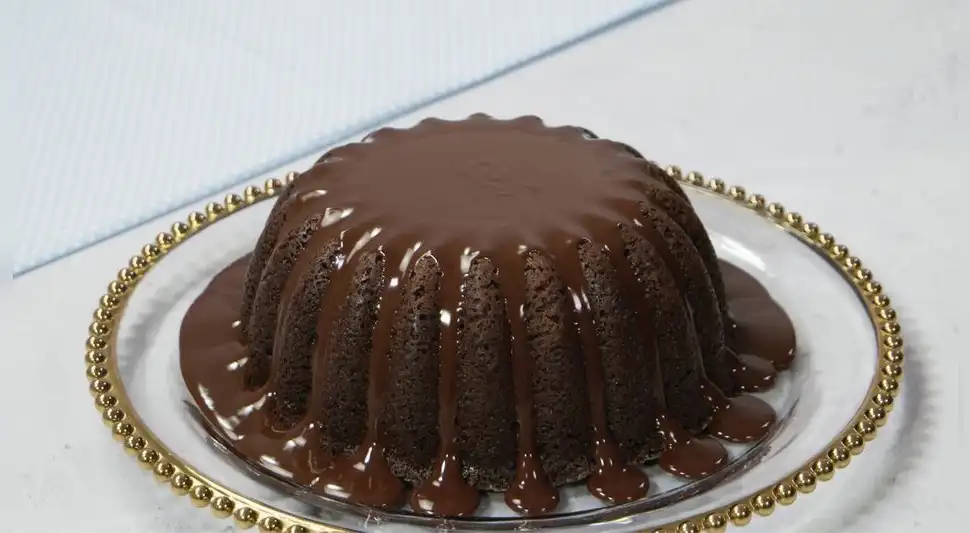 Torta volcán de chocolate