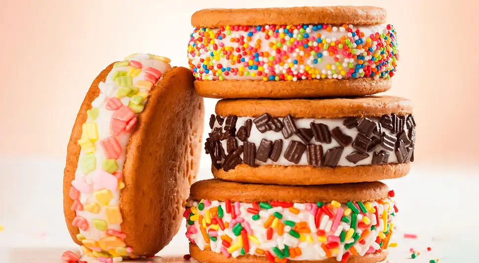 Sánguches de helado