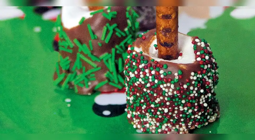 Bastones de marshmallows