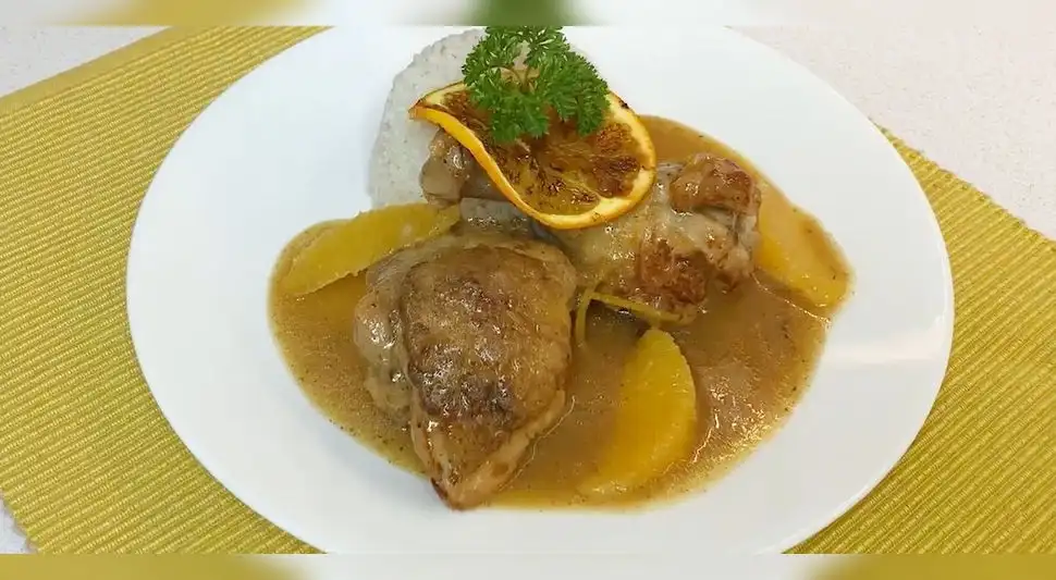 Pollo a la naranja