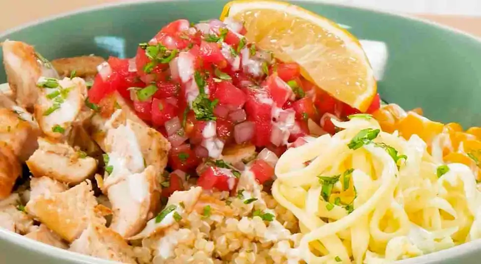 Burrito chicken bowl