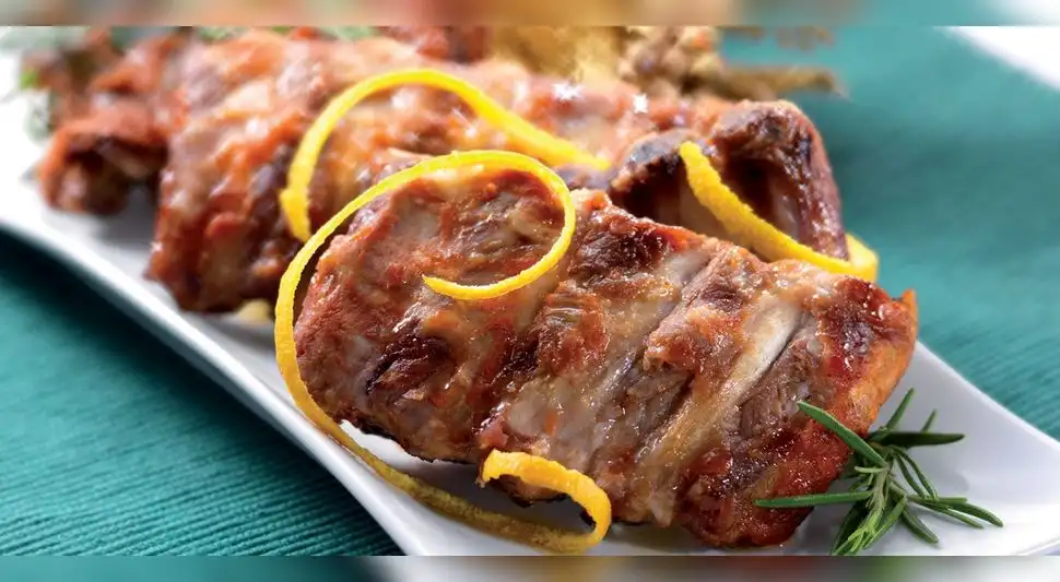 Costillar a la naranja