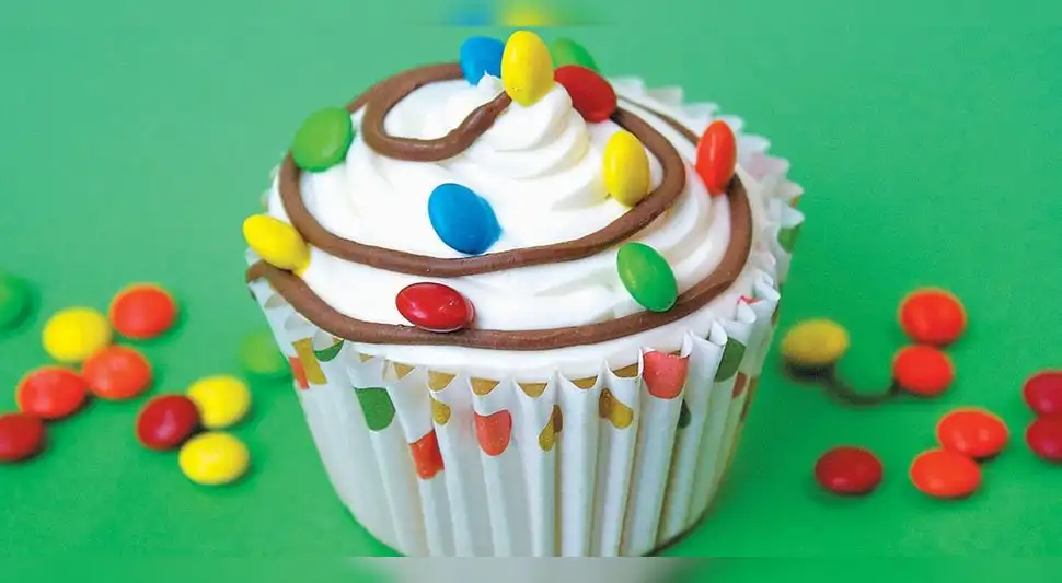 Cupcakes luces de navidad