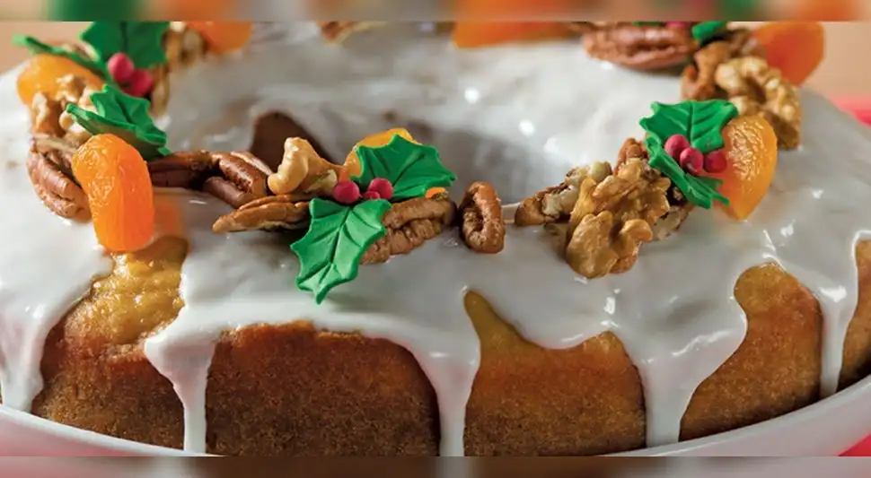 Cake de mandarina y nueces