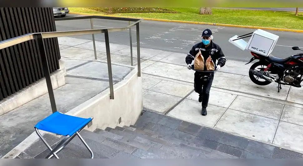 entrega de alimentos