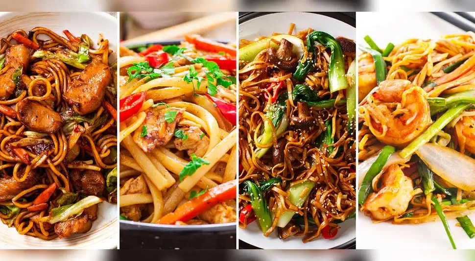 4 tallarines saltados 4 tallarines saltados