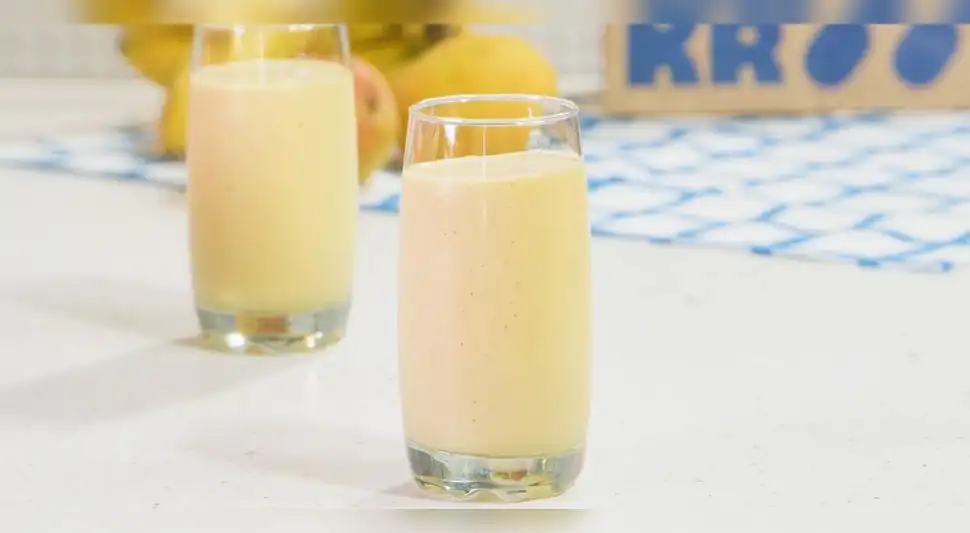 Smoothie de mango y plátano
