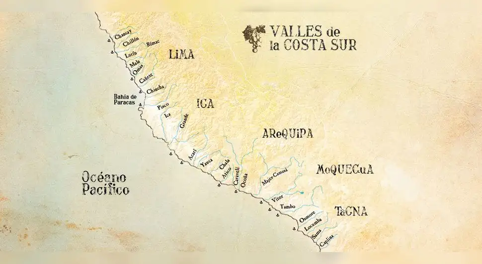 Zona productora de pisco (Perú)