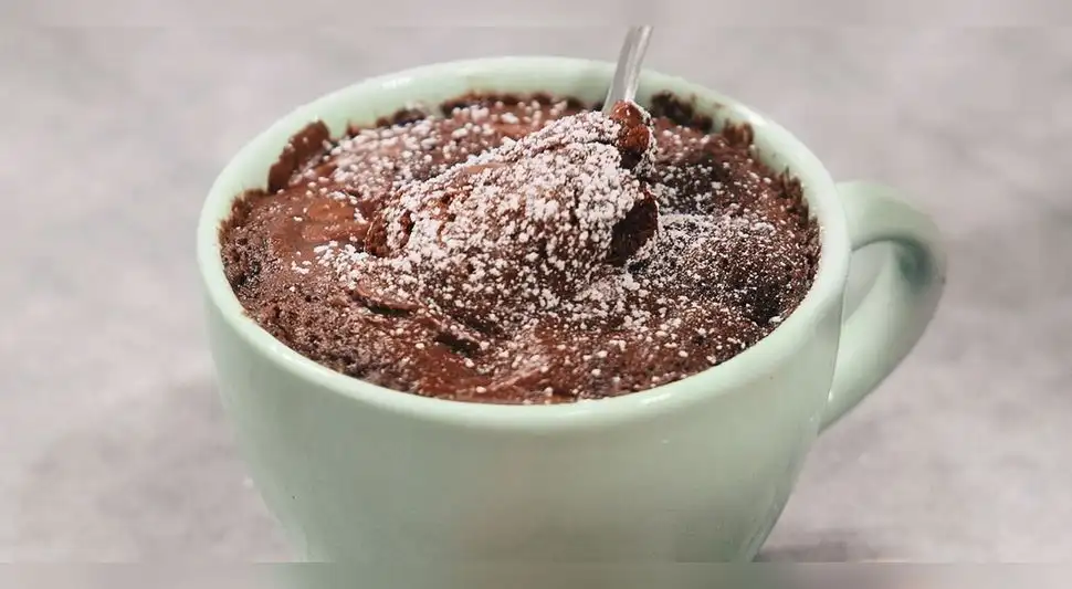 Mug cake de chocolate