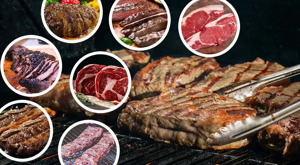 7 cortes de carne