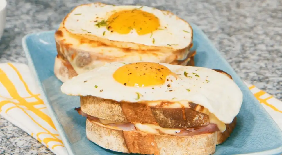 Sándwich croque madame
