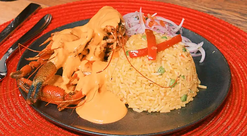 Arroz con camarones Arroz con camarones