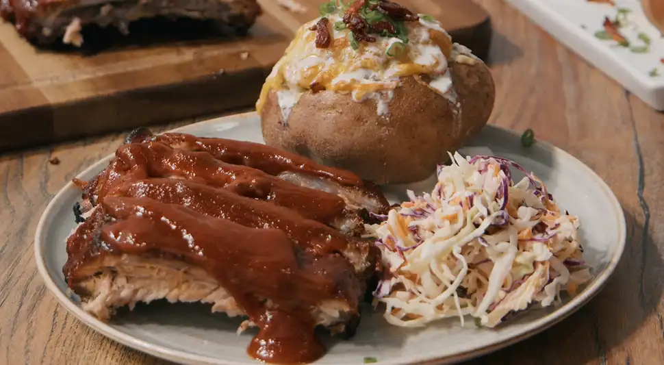 Costillitas BBQ al horno