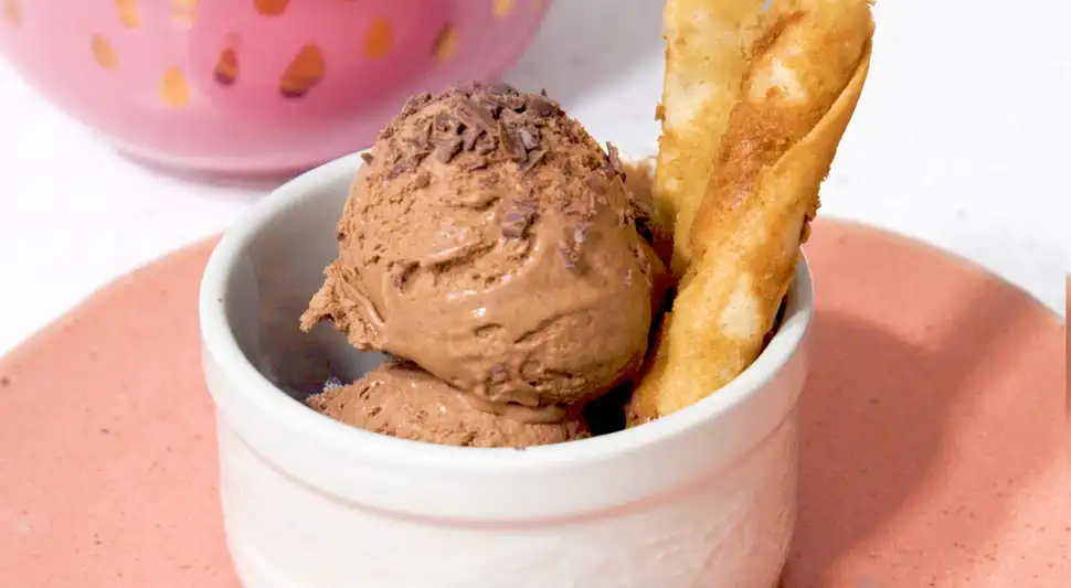 Helado de chocolate Helado de chocolate