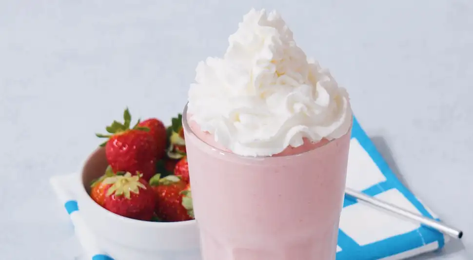 Milkshake de fresa Milkshake de fresa