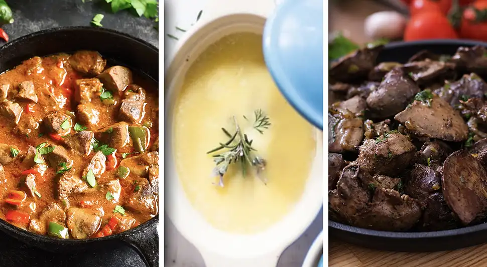 tres recetas con higado de pollo