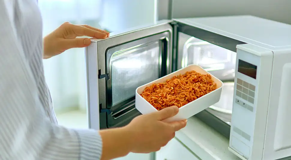 Comida en microondas
