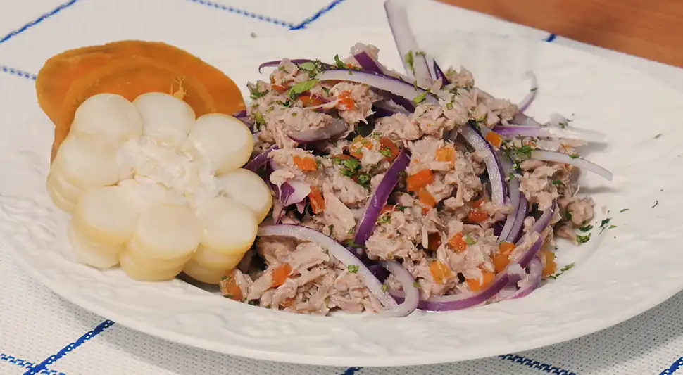 ceviche de atun