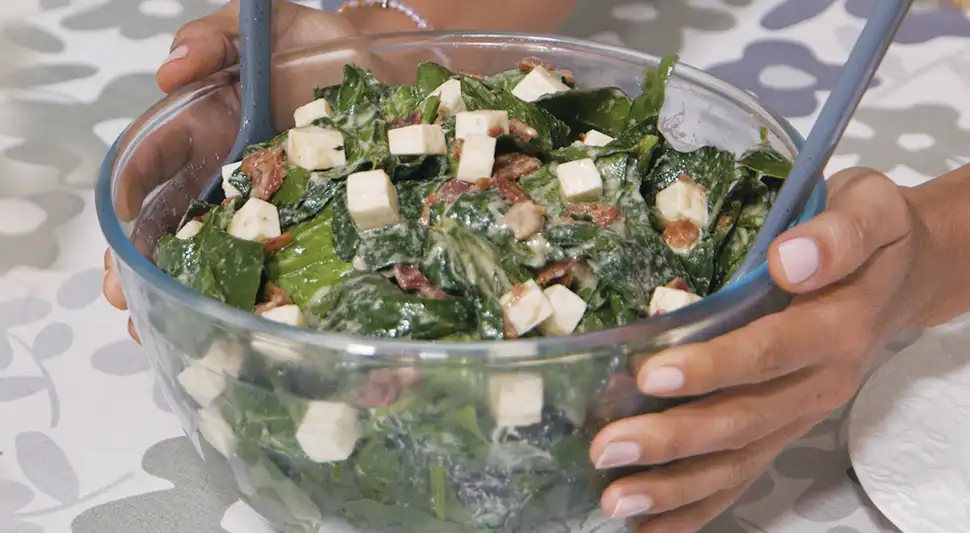 Ensalada de espinaca