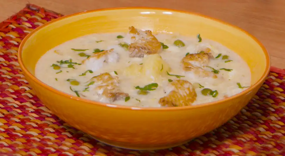 Chupe de pescado a la criolla