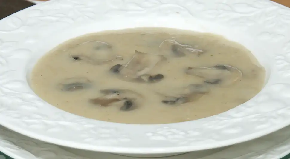 Crema de champiñones