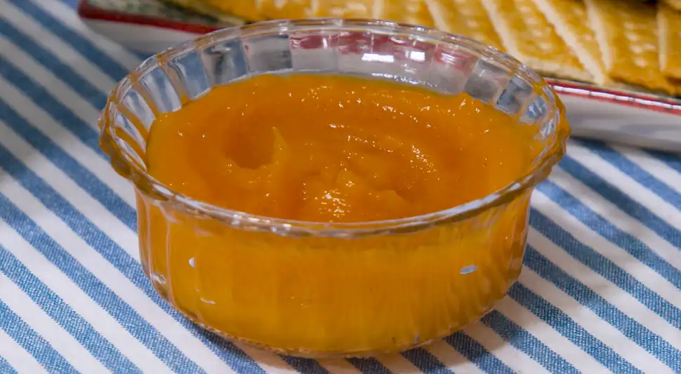 Dulce de piña con camote