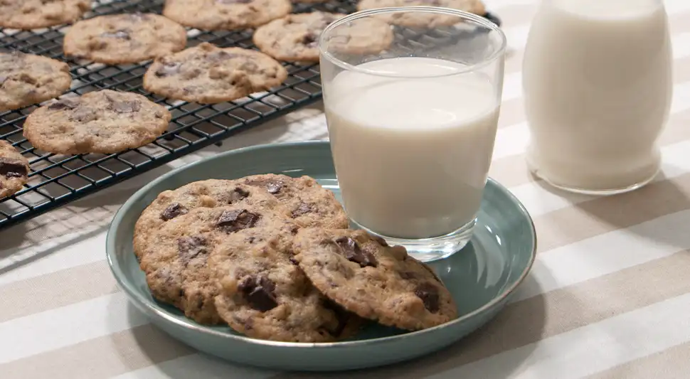 Galletas con chispas de chocolate