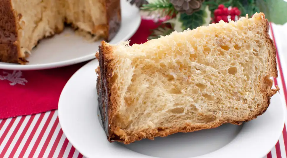Panetón sin pasas ni frutas