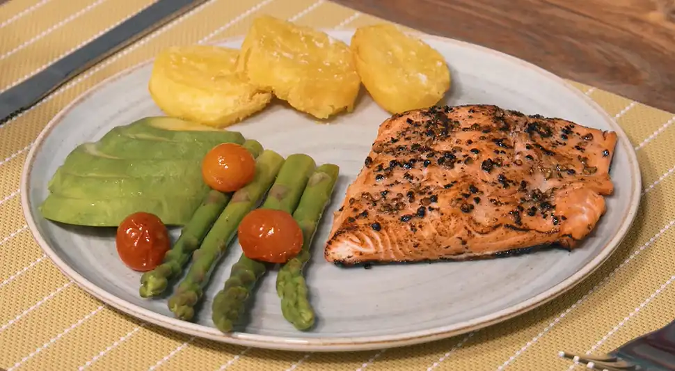 Trucha a la pimienta