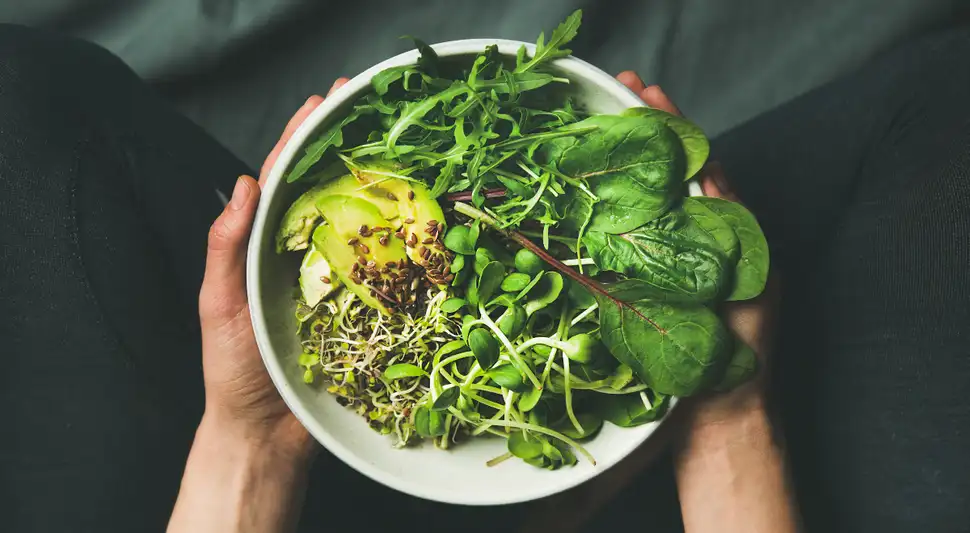 Ensalada de espinaca y berros