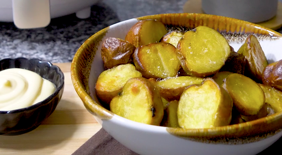 Papas cocktail en freidora de aire