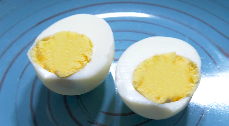 Huevos duros en airfryer