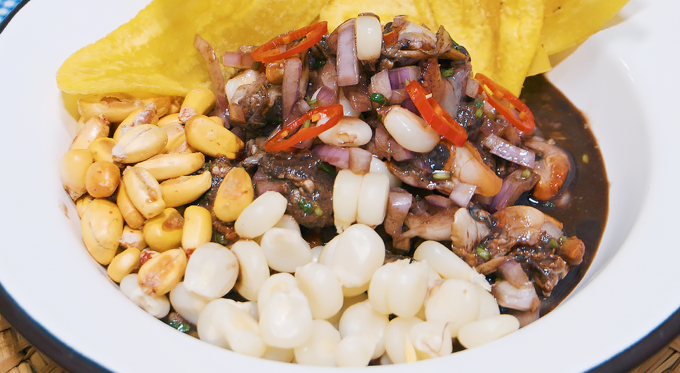 ceviche de conchas negras