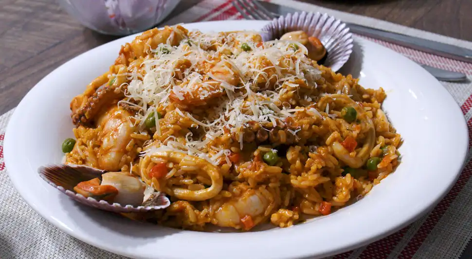 Arroz con mariscos
