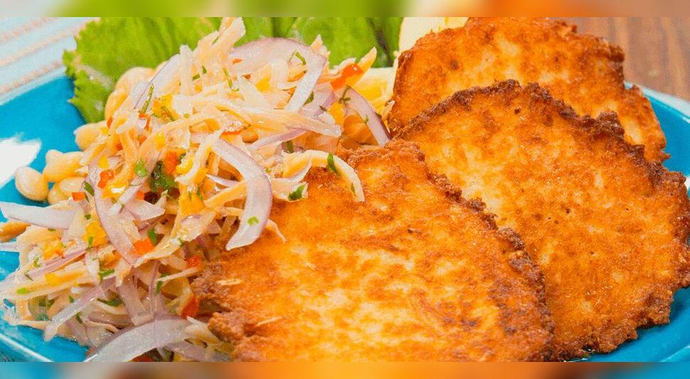 Tortitas de choclo con chinguirito