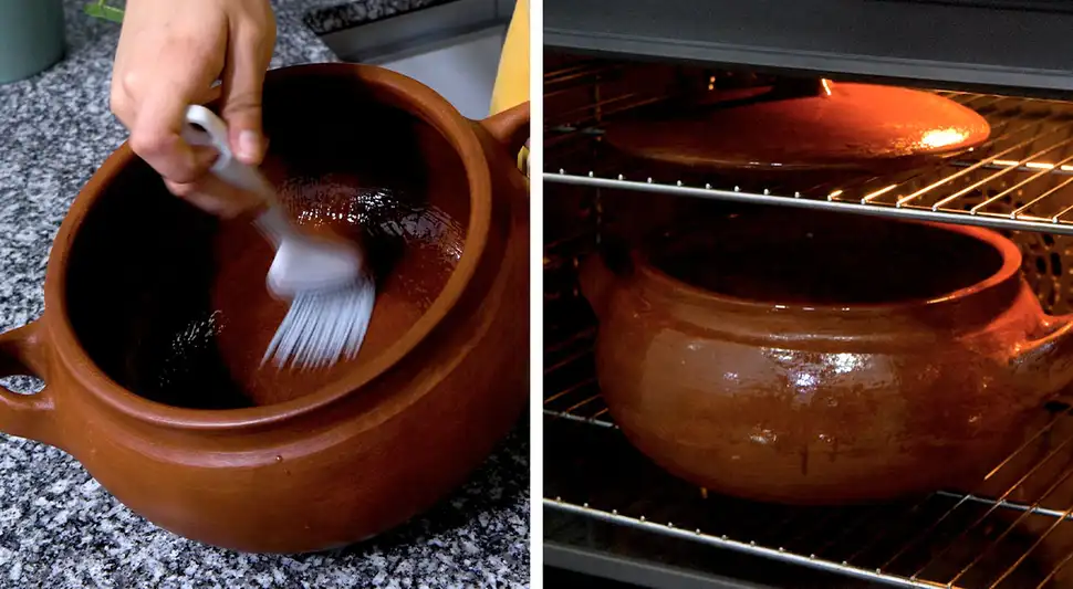 cómo se cura olla de barro cómo se cura olla de barro