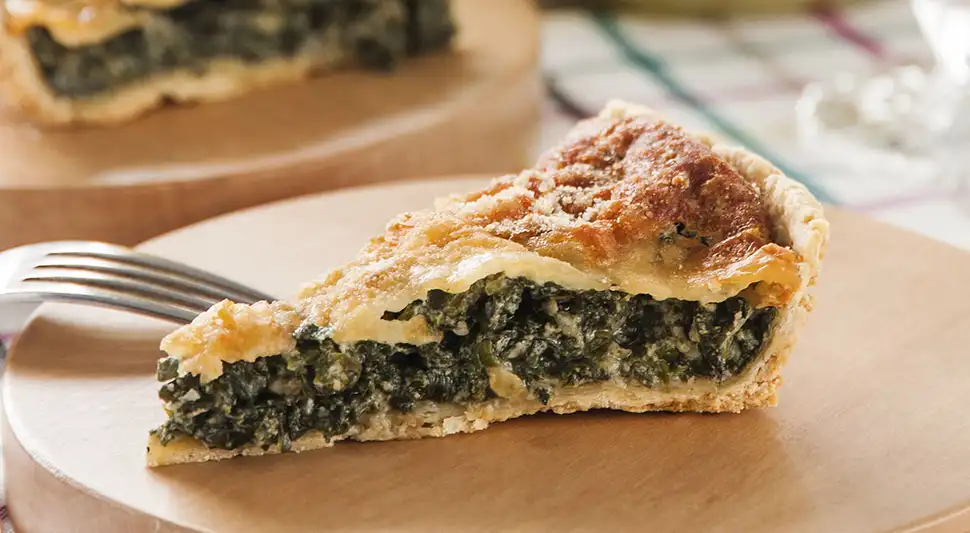 Pastel de espinaca