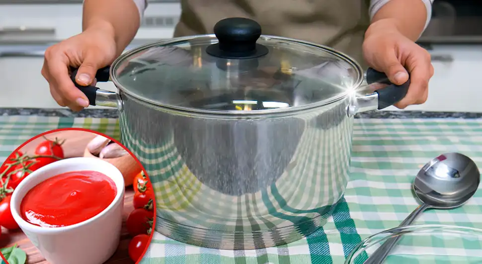 Pusimos a prueba el kétchup para quitar manchas en ollas y esto es lo que ocurrió