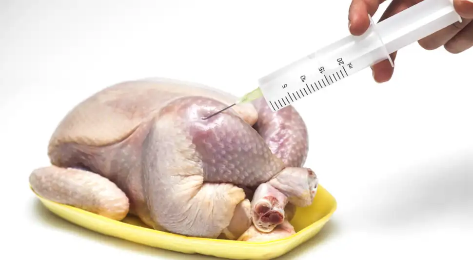 Cómo detectar si un pollo fue inflado con agua Cómo detectar si un pollo fue inflado con agua