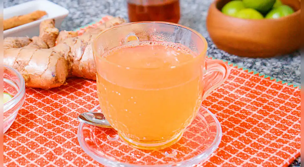 Té de kion (jengibre) para el frío y la gripe Té de kion (jengibre) para el frío y la gripe