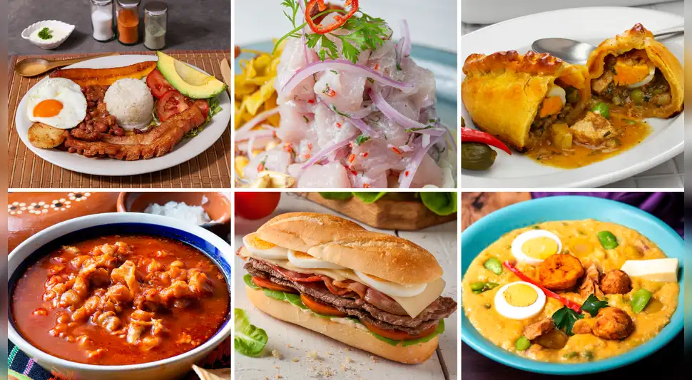 Los países de la Copa América y sus platos típicos Los países de la Copa América y sus platos típicos