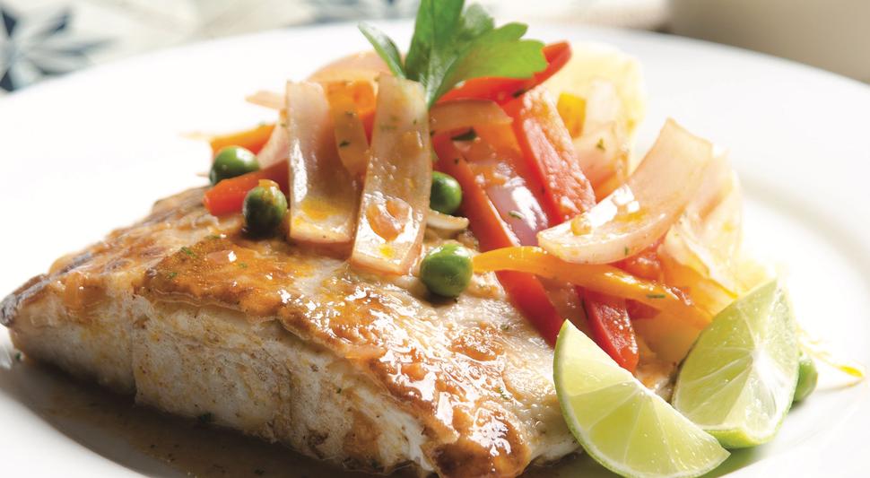 Pescado a la chorrillana