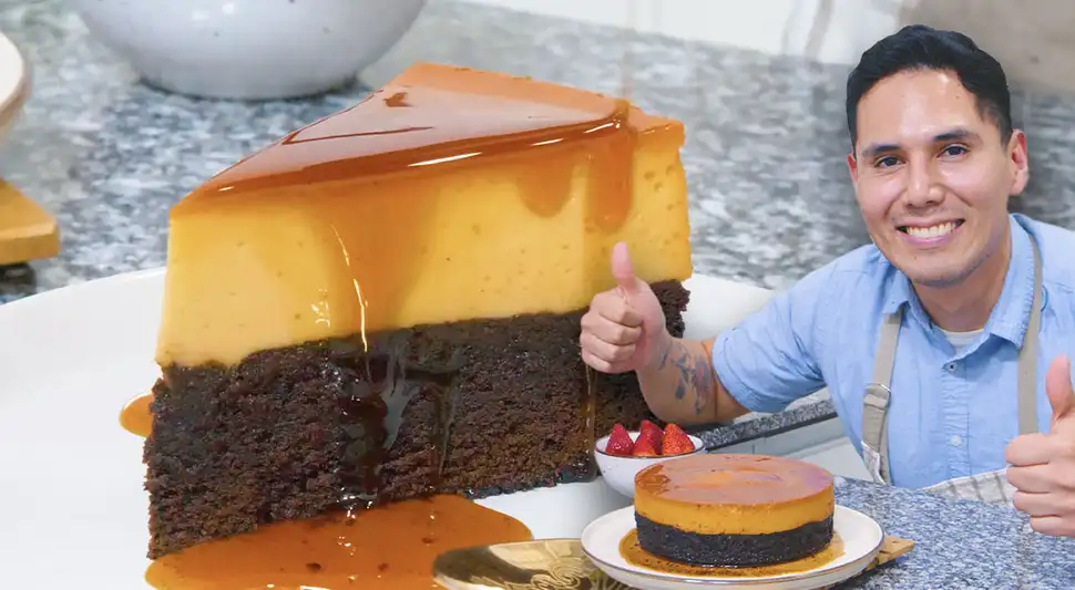 Torta imposible (chocoflan) (VIDEO)